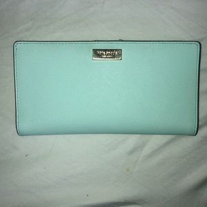 Kate Spade blue thin wallet